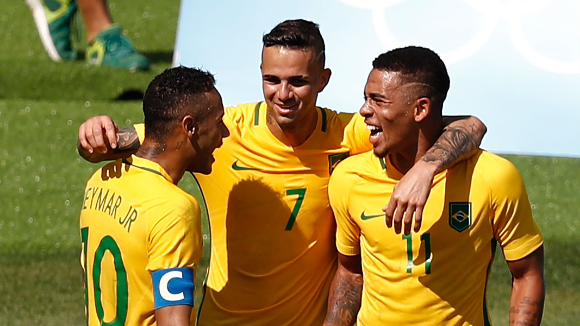 Neymar Luan Gabriel Jesus Honduras Brasil Seleção Olimpiada 17082016