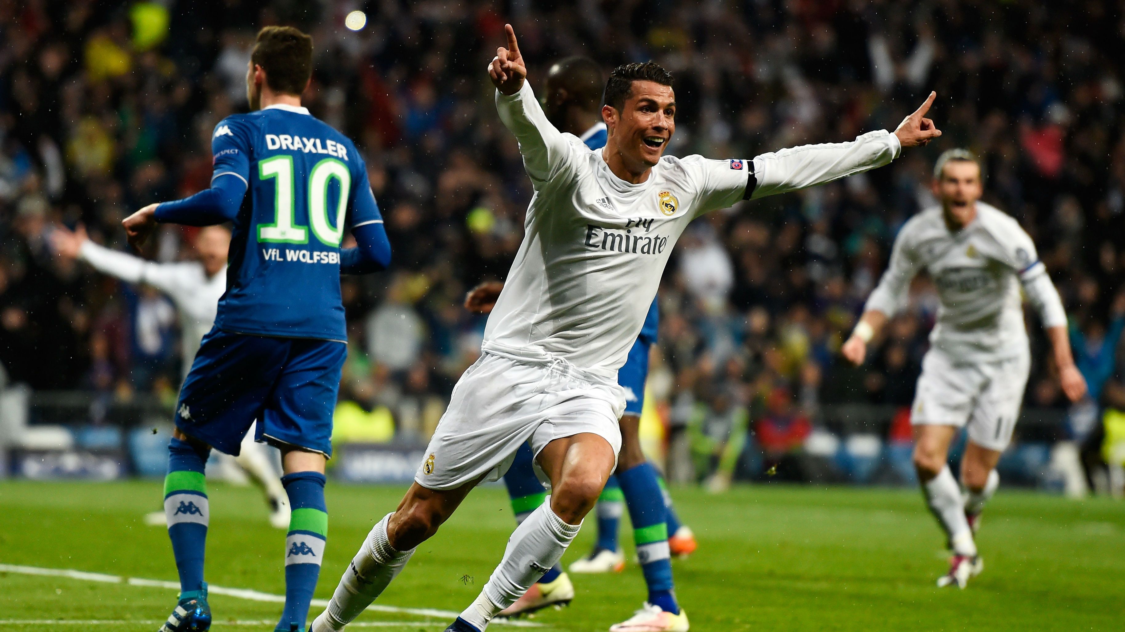 Cristiano Ronaldo Real Madrid Wolfsburg 12042016