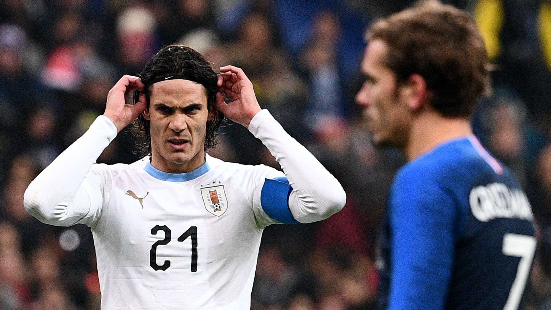 Edinson Cavani France Uruguay Friendly 20112018