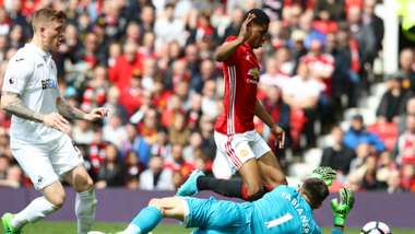 Marcus Rashford Manchester United Swansea