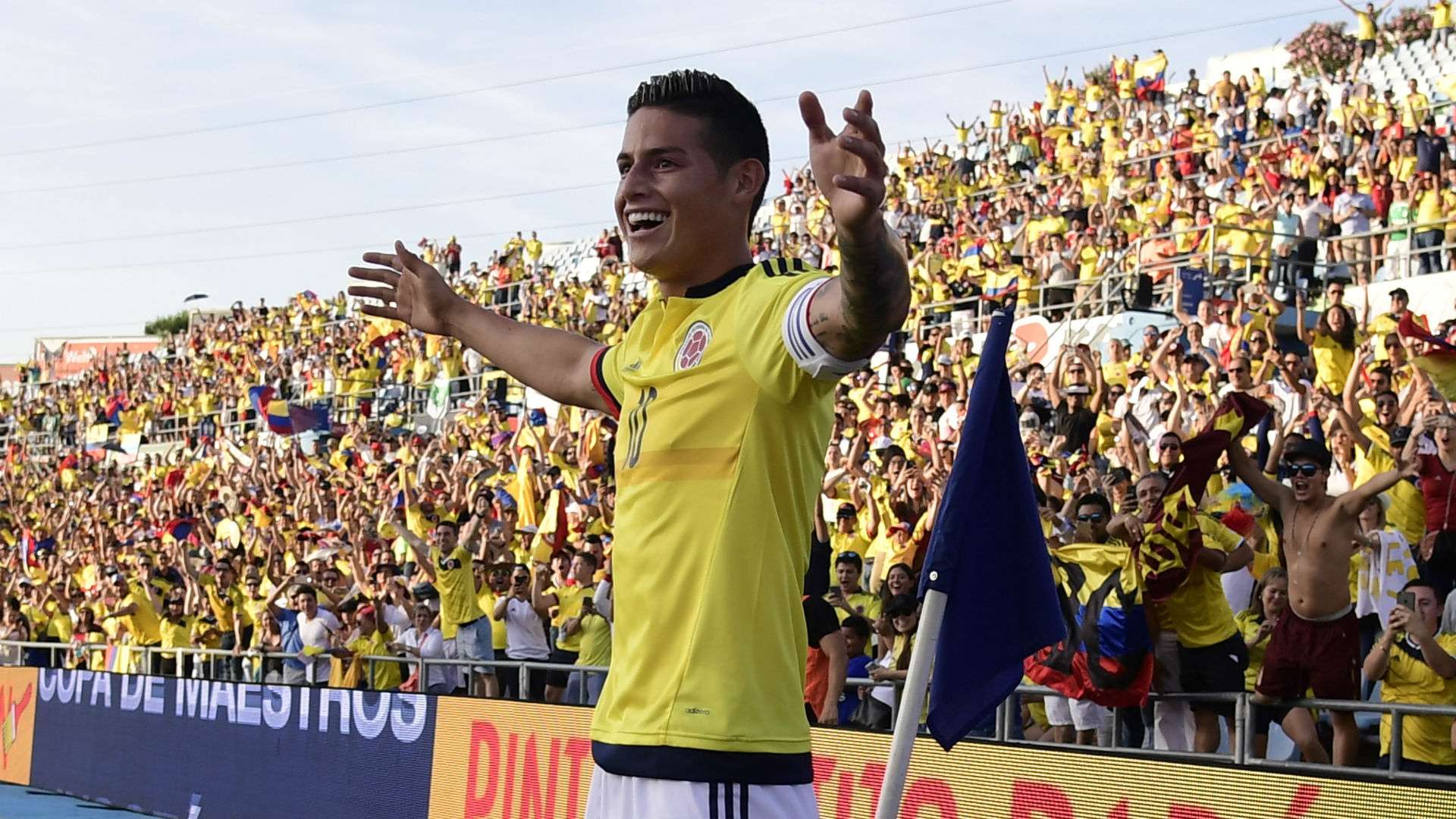 James Rodríguez gol Colombia vs Camerún Amistoso 2017