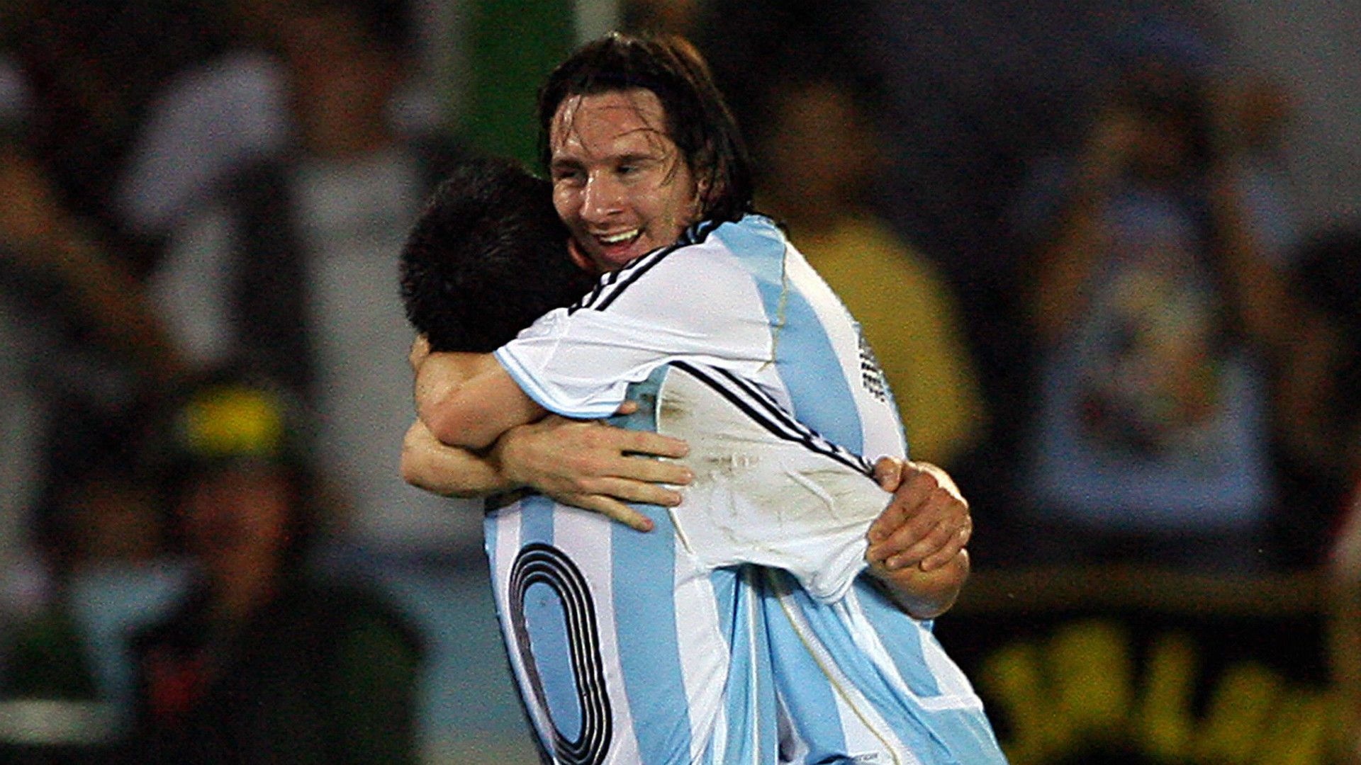 Lionel Messi Juan Roman Riquelme Argentina