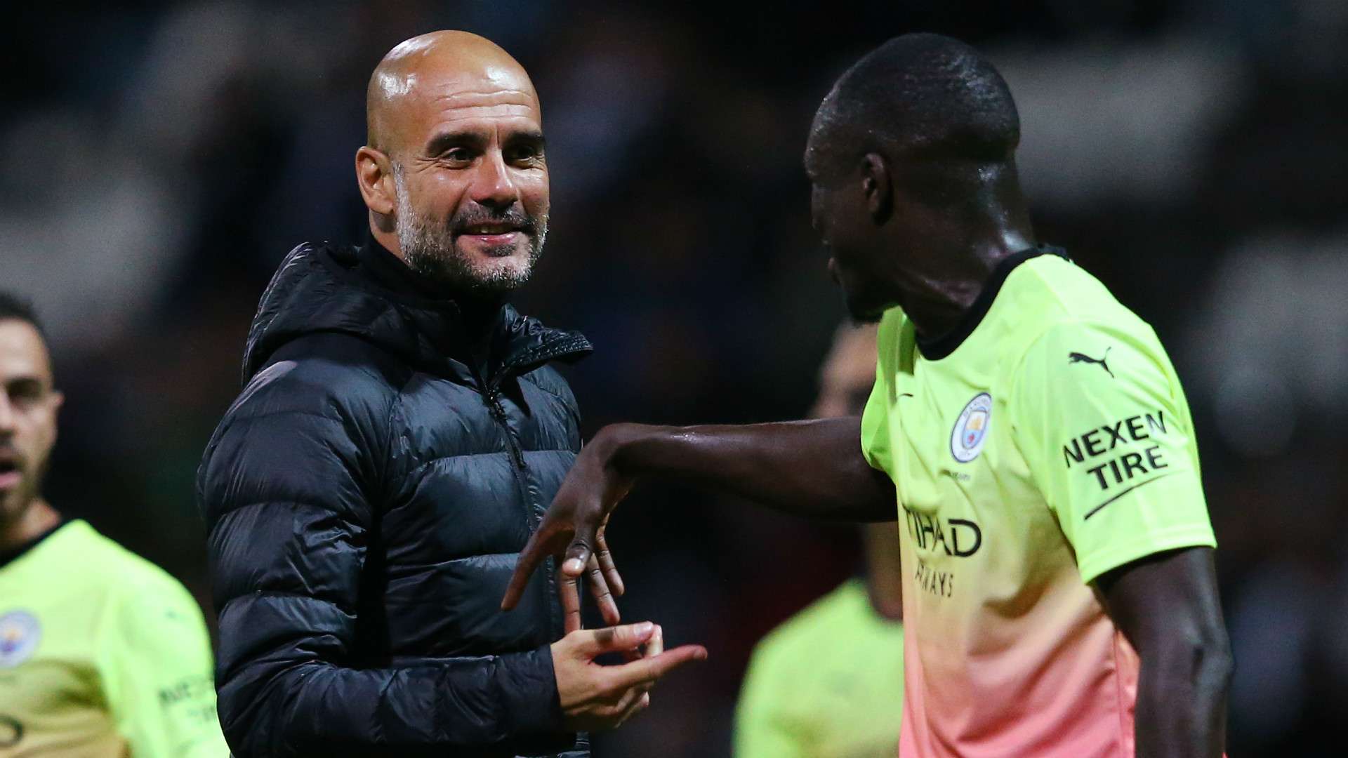Pep Guardiola Benjamin Mendy Manchester City 2019-20