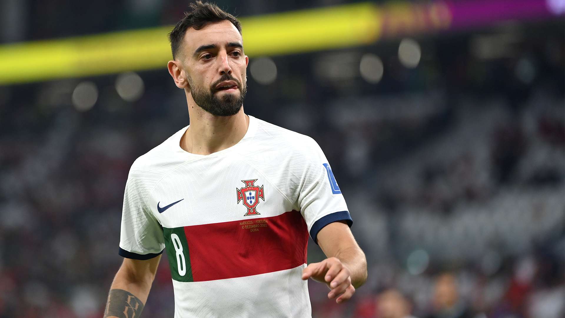 Bruno Fernandes Portugal Morocco World Cup