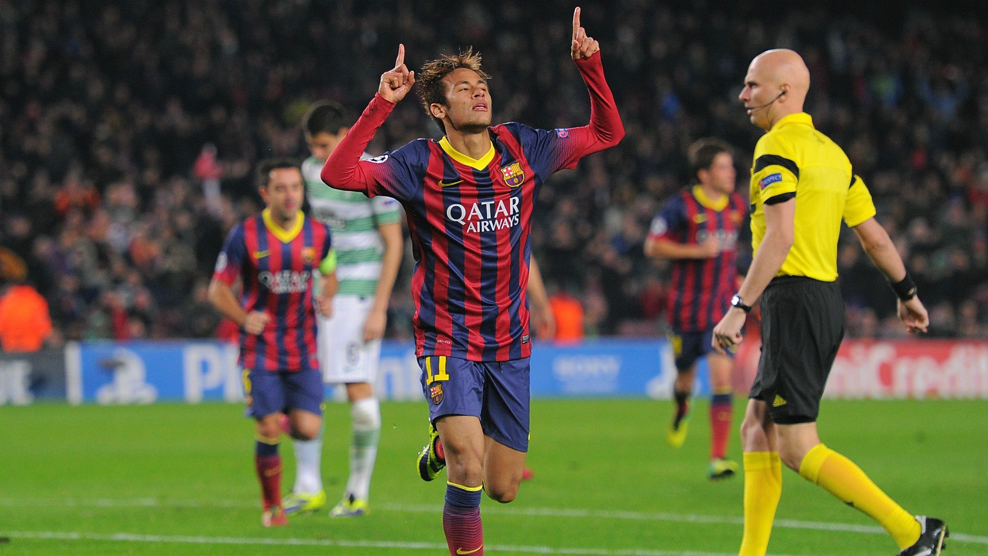 Neymar Barcelona Celtic 2013