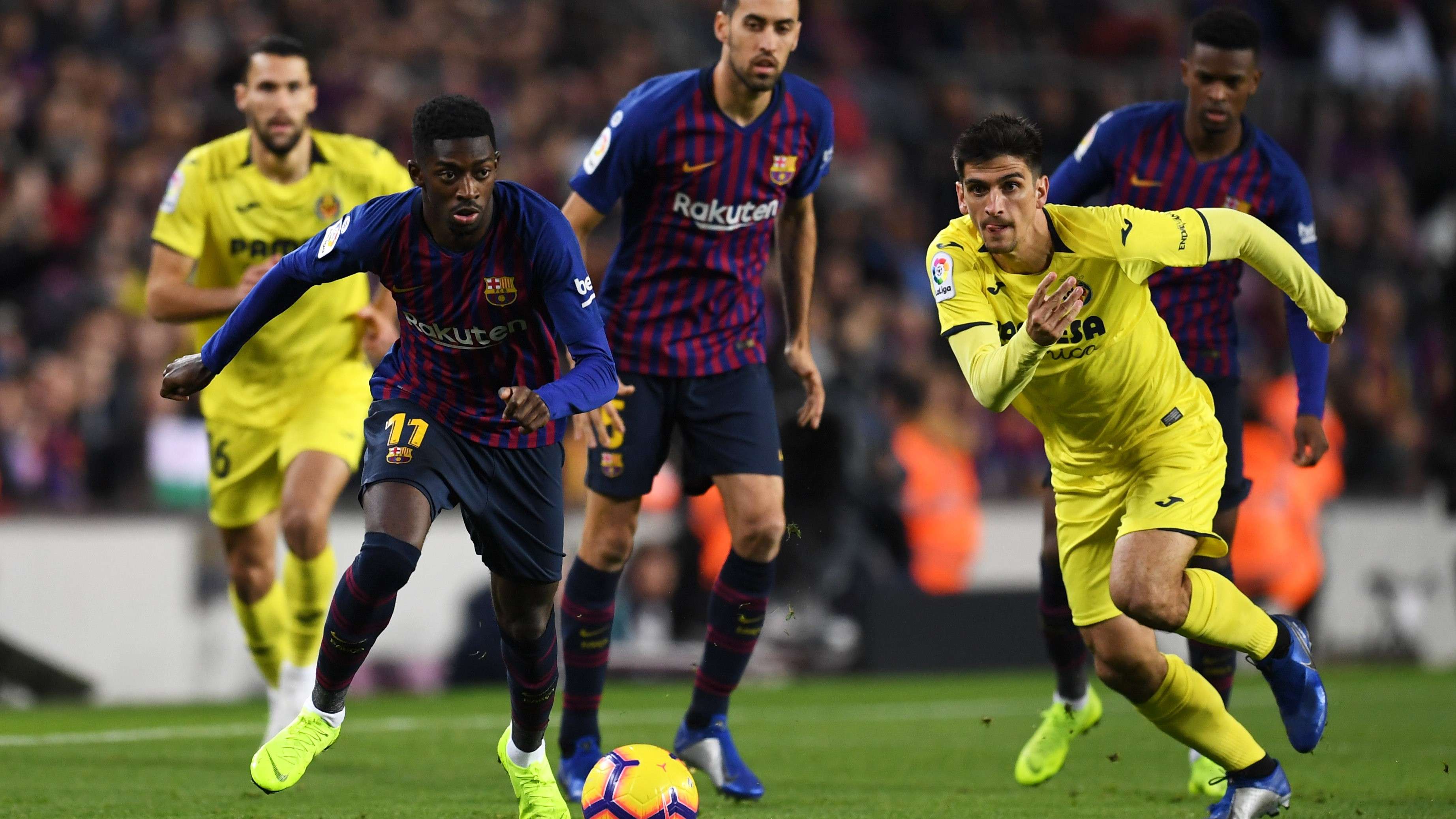 Ousmane Dembele Gerard Moreno Barcelona Villarreal LaLiga 02122018