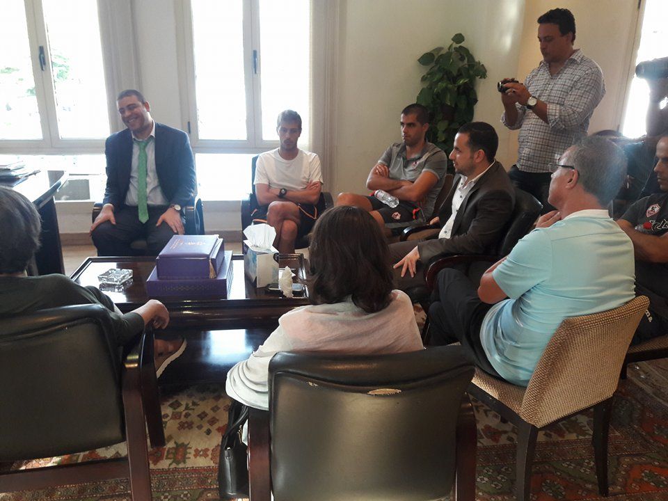 Augusto Inacio with mortada mansor