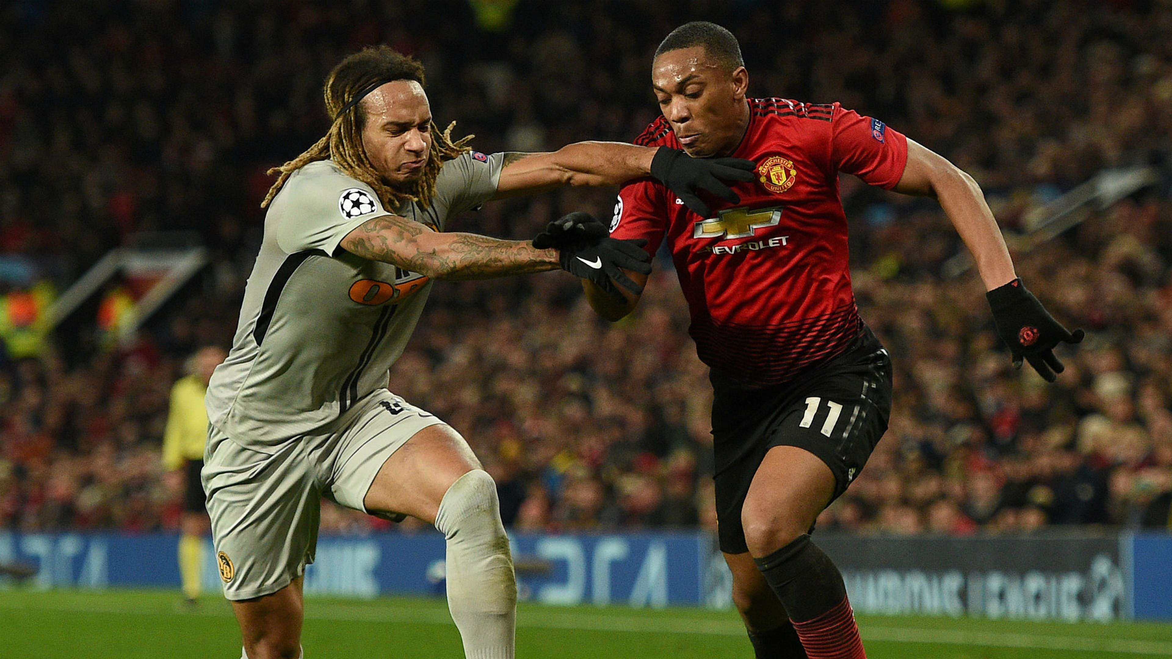 Anthony Martial Kevin Mbabu Manchester United Old Boys Champions League 27112018