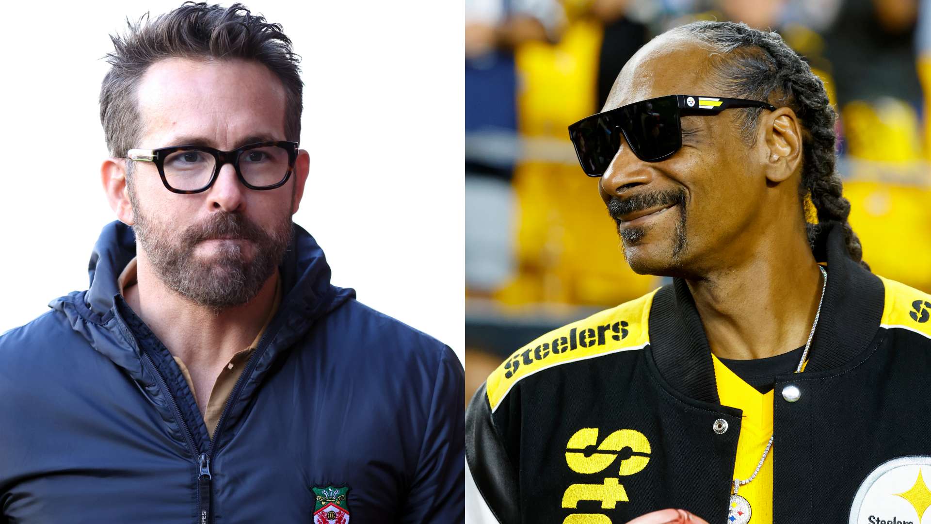 Wrexham co-owner Ryan Reynolds and rap star Snoop Dogg