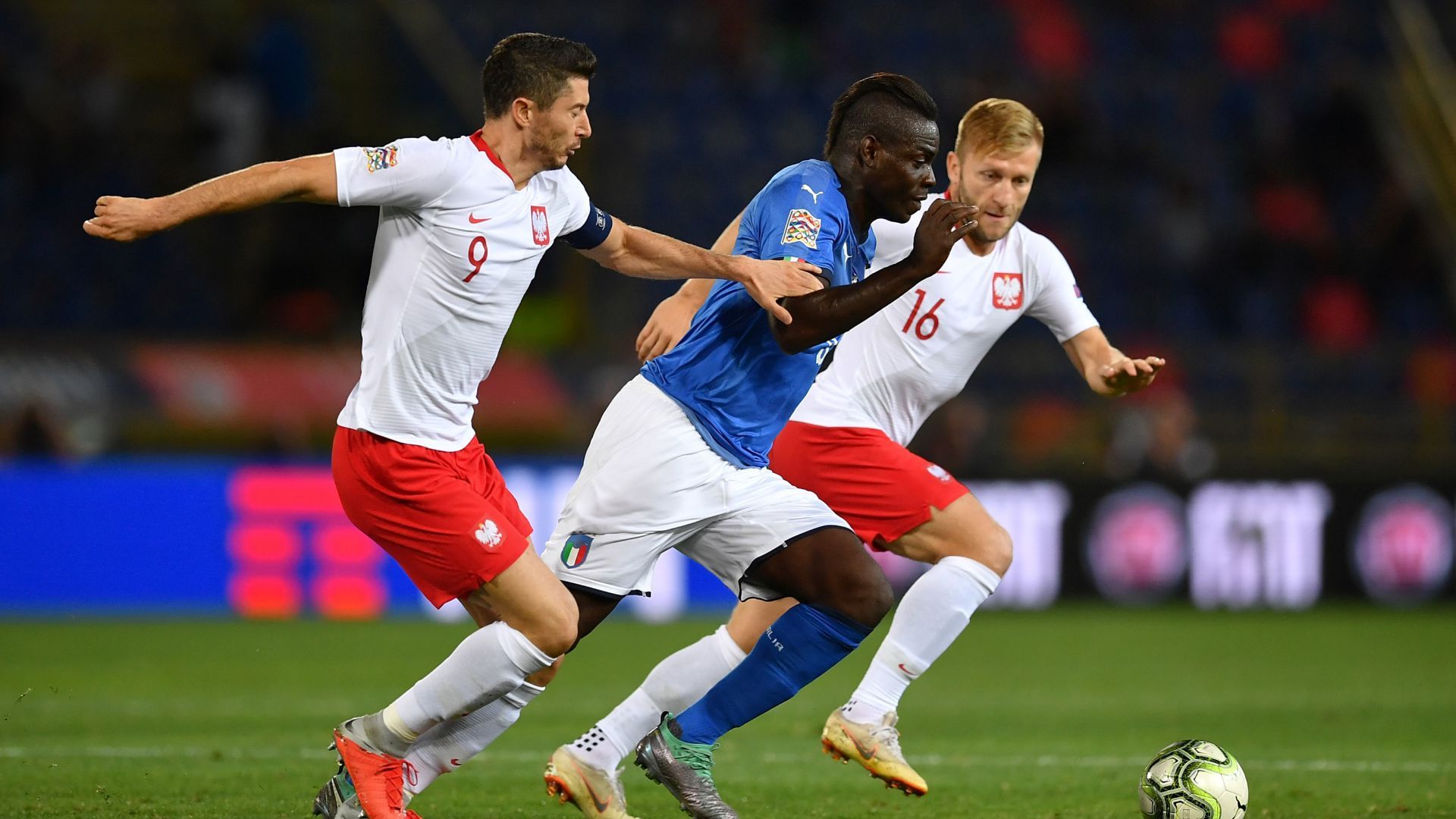 Mario Balotelli Italy Poland UEFA National League
