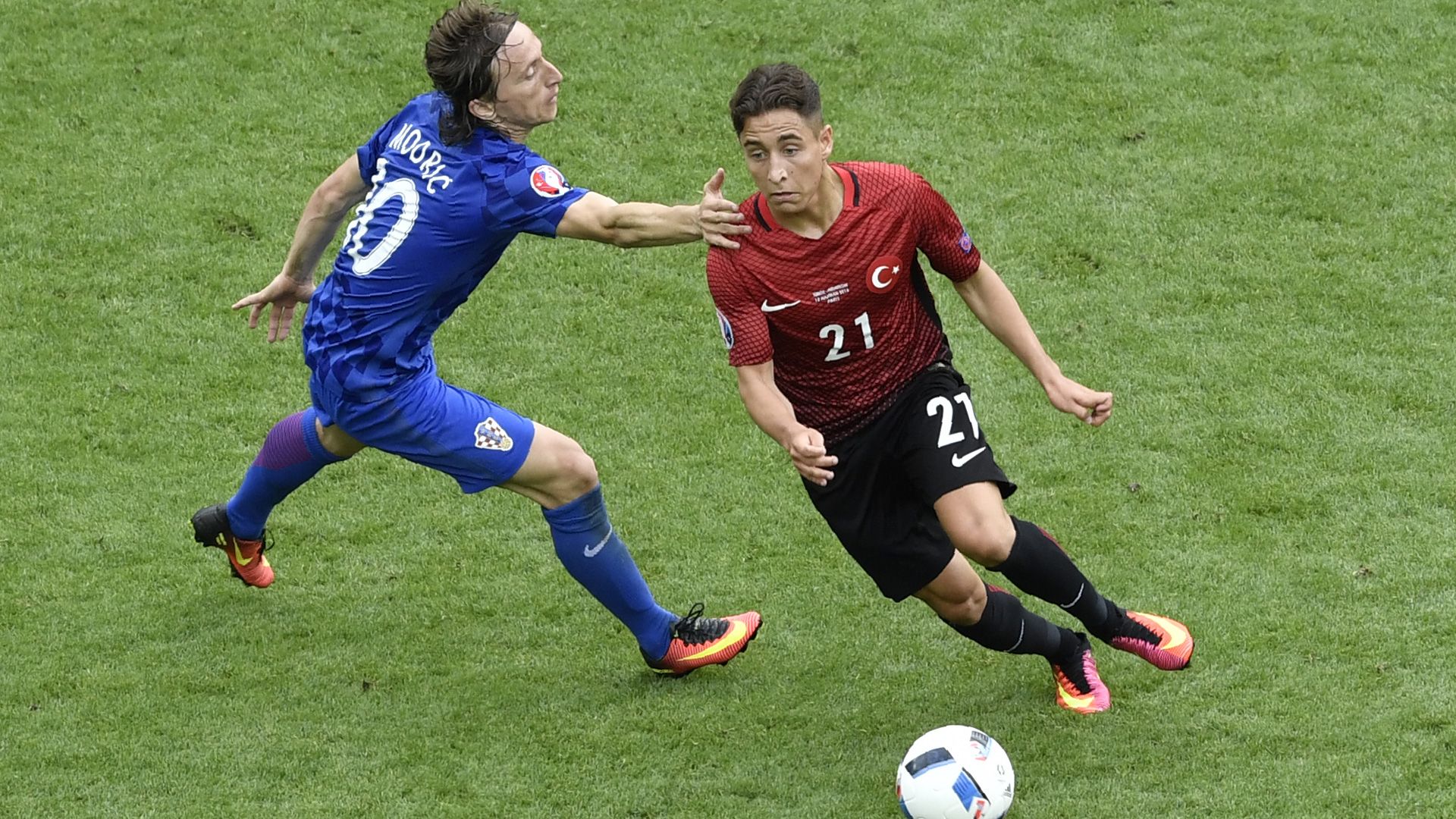 Luka Modric Emre Mor Kroatia Turkey