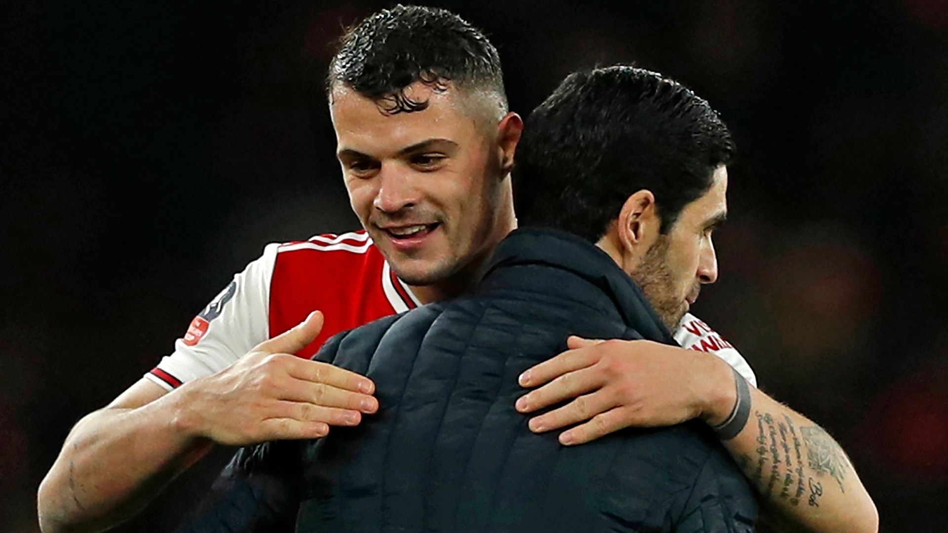 2020-01-11 Xhaka Arteta Arsenal