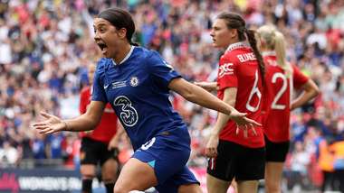 Sam Kerr Chelsea Manchester United Women's FA Cup final