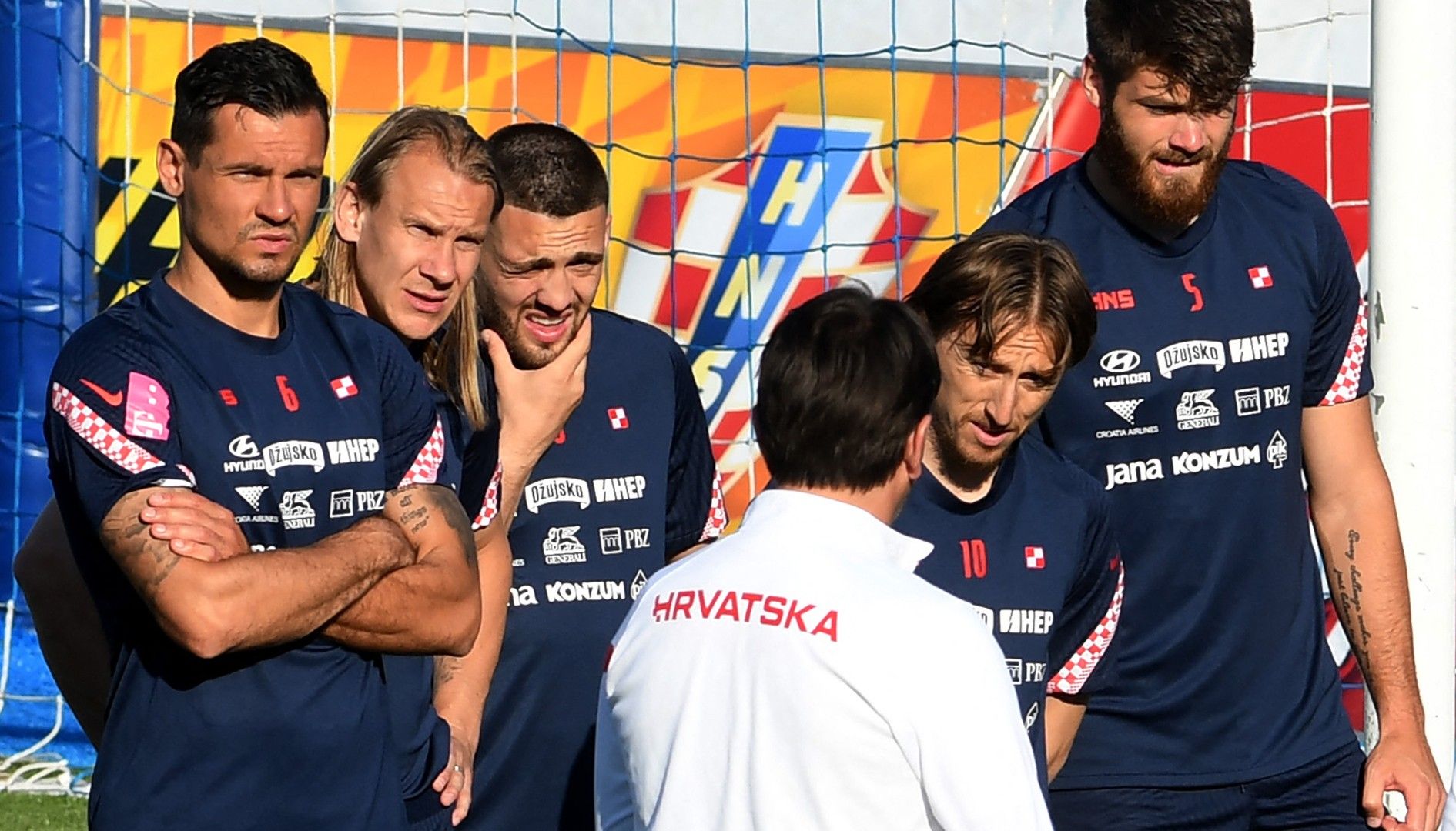 Luka Modric Dejan Lovren Mateo Kovacic Croatia