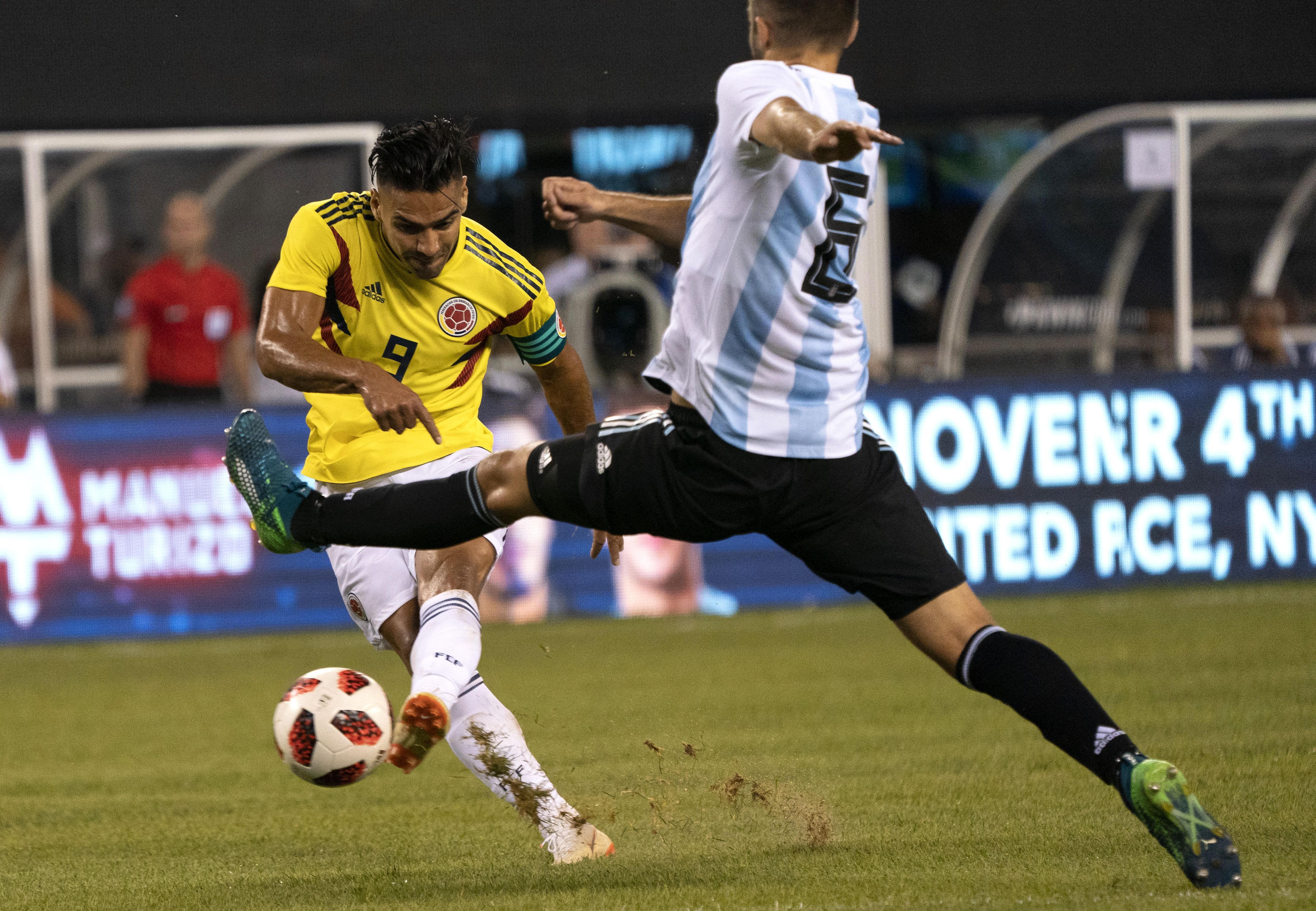 Falcao Colombia - Argentina Amistoso 2018