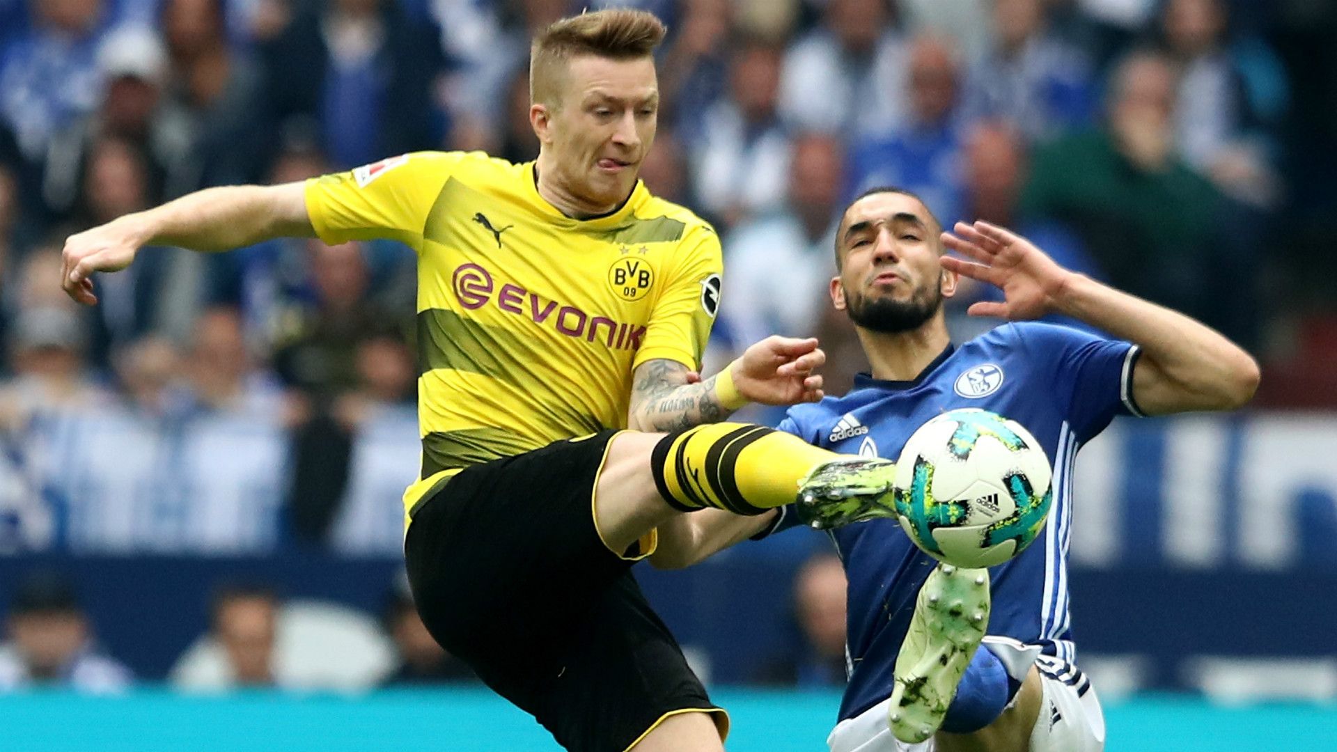 Marco Reus Nabil Bentaleb FC Schalke 04 Borussia Dortmund 15042018