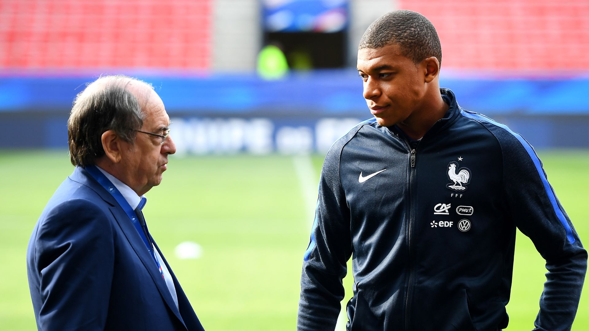 Equipe de France FFF Noël Le Graët Kylian Mbappé