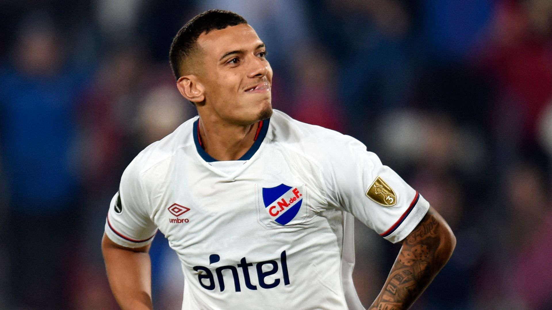 Franco Fagundez Nacional Red Bull Bragantino Copa Libertadores 14052022