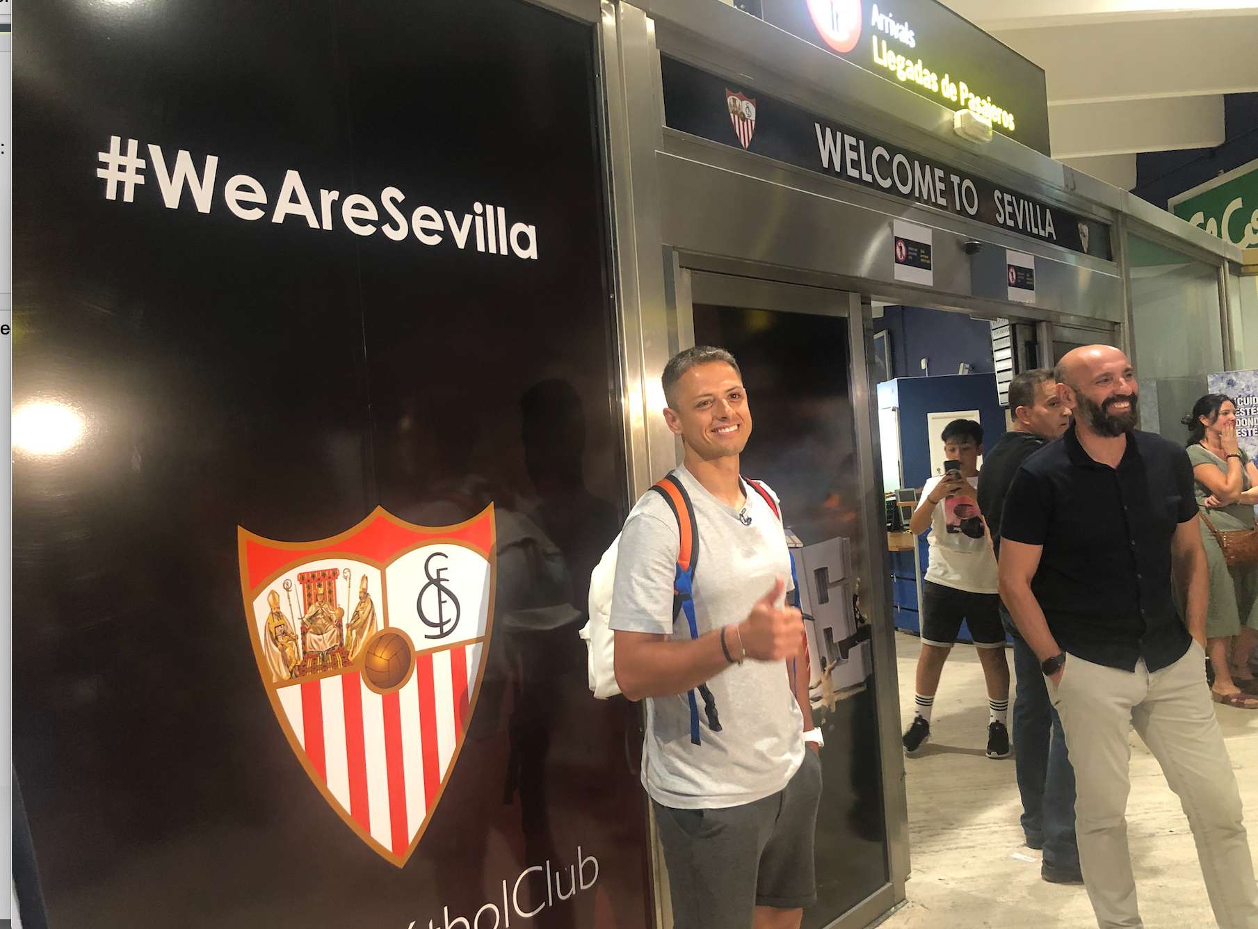 Chicharito Hernandez Sevilla