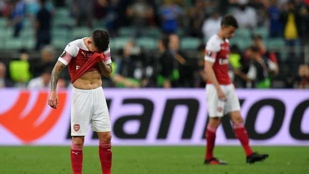 Lucas Torreira Chelsea vs Arsenal UEFA Europa League final 2019