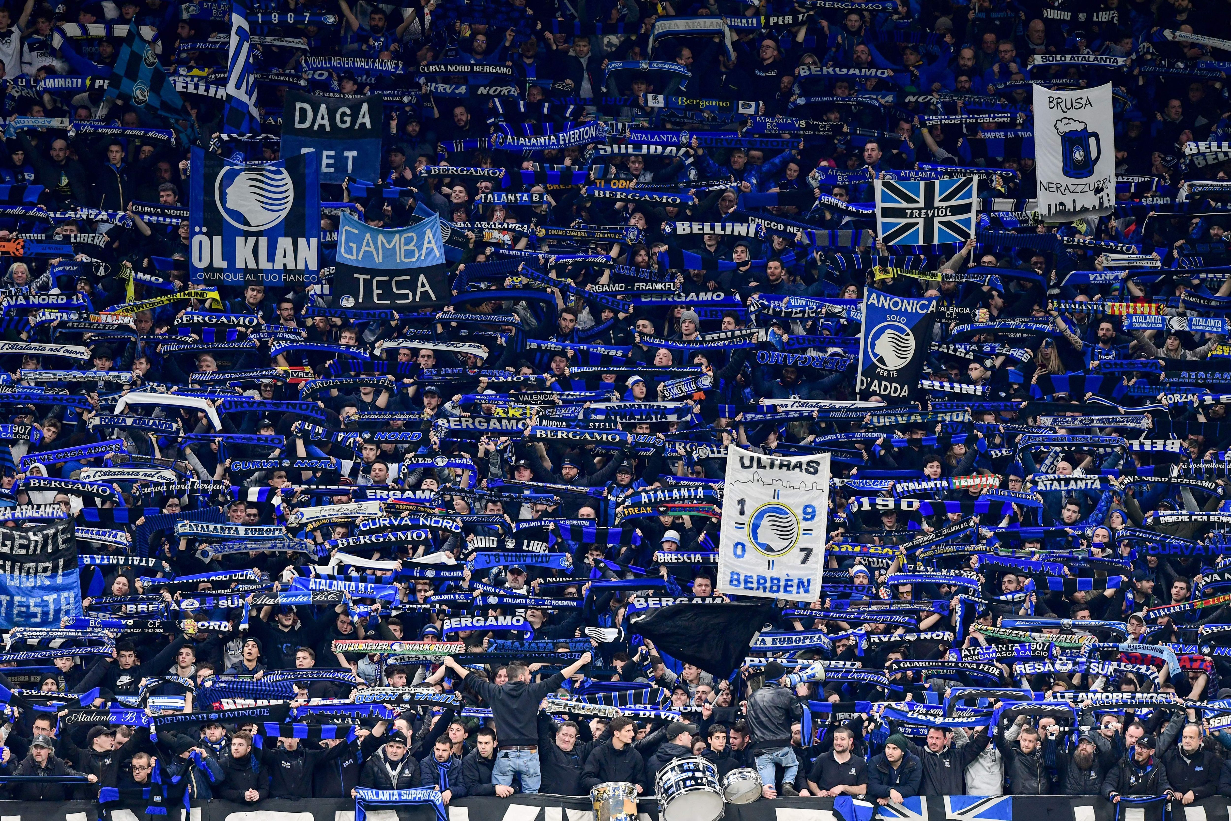 Atalanta fans