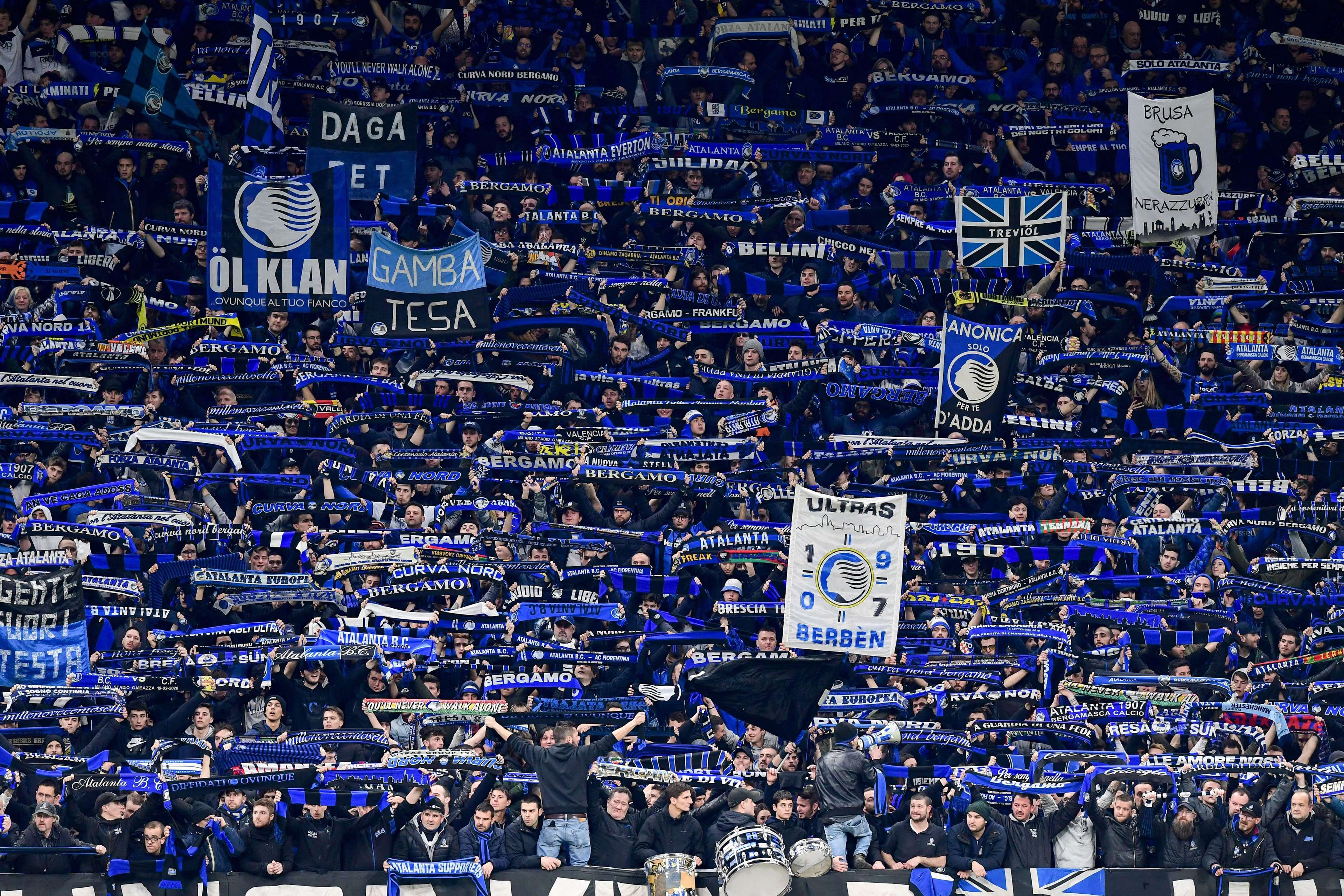 Atalanta fans