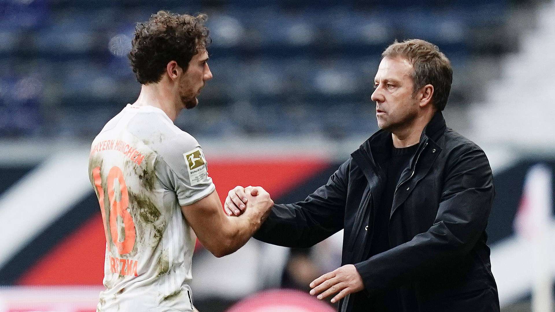 ***GER ONLY*** Leon Goretzka Hansi Flick Eintracht Frankfurt FC Bayern