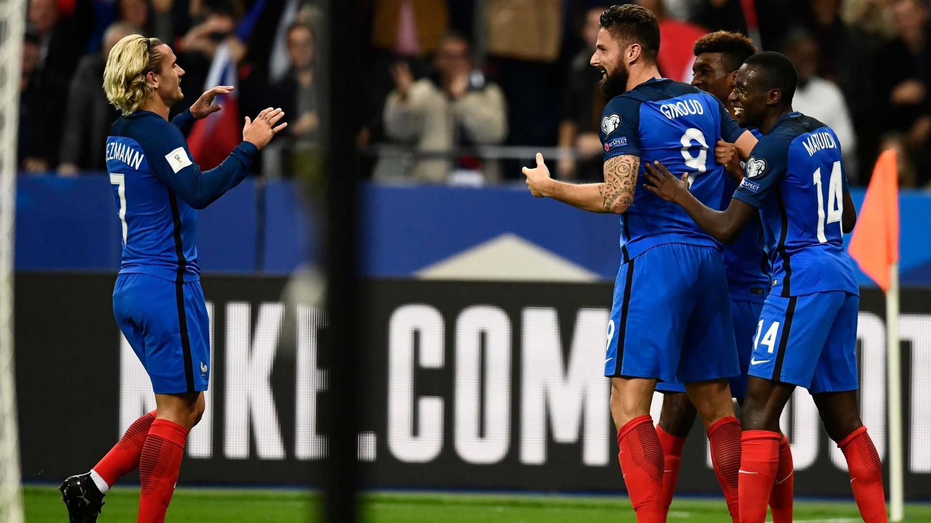 France celebrating France Belarus