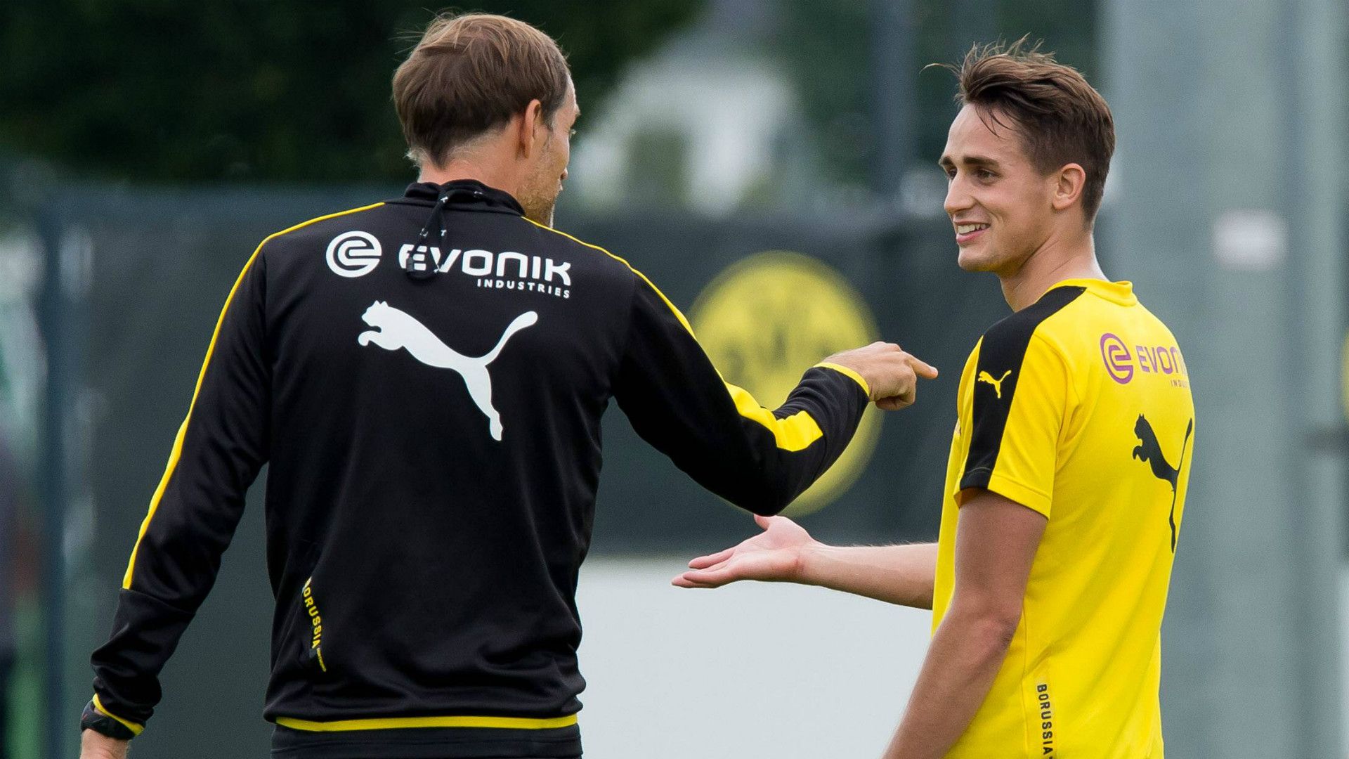 ONLY GERMANY Thomas Tuchel Adnan Januzaj Borussia Dortmund
