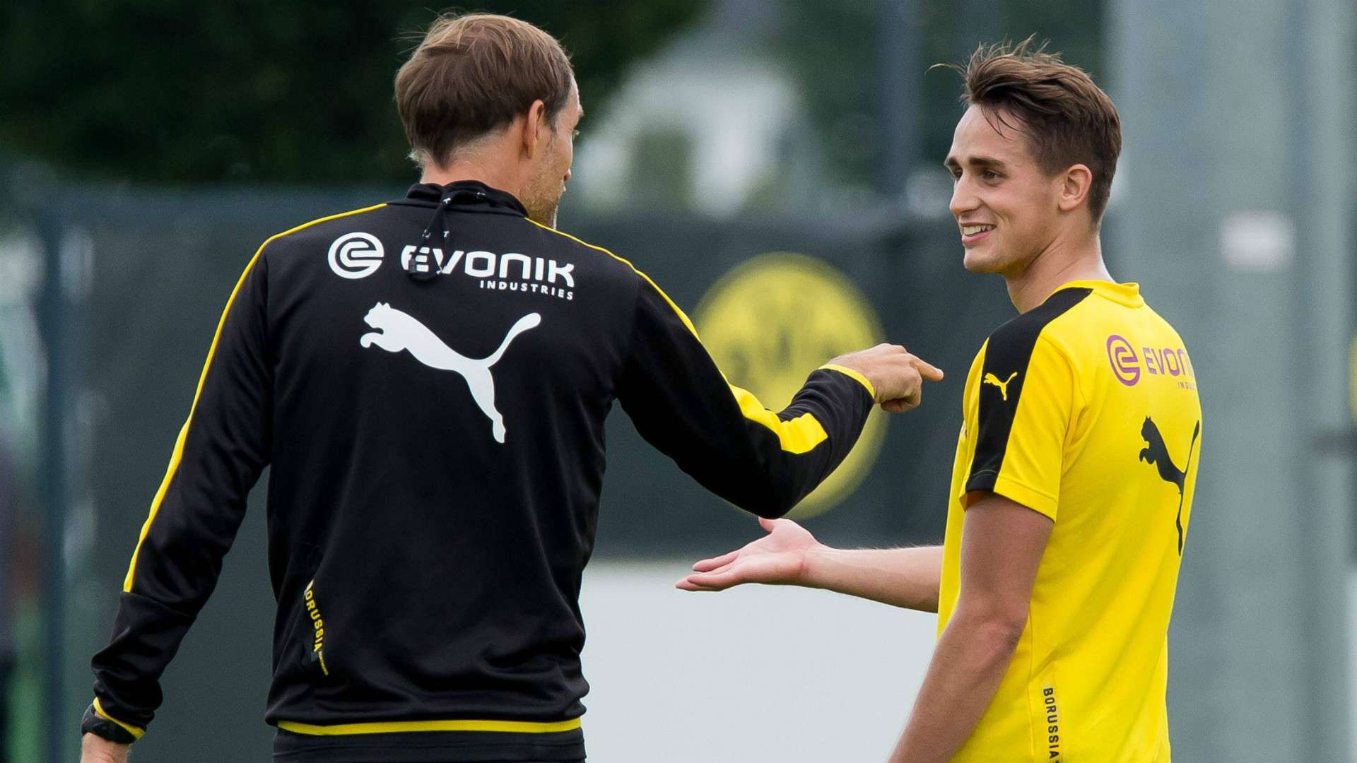 ONLY GERMANY Thomas Tuchel Adnan Januzaj Borussia Dortmund