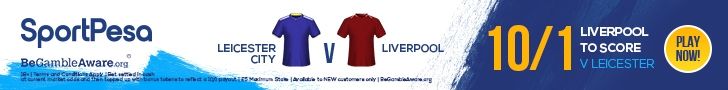 Liverpool to score a goal offer SportPesa