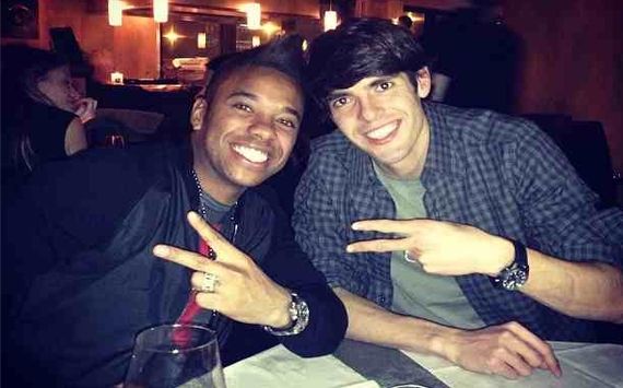 Robinho and Kaka