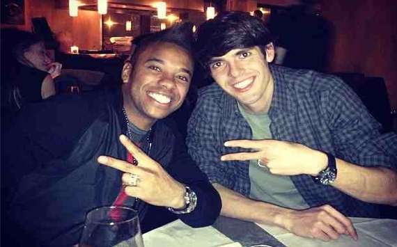 Robinho and Kaka