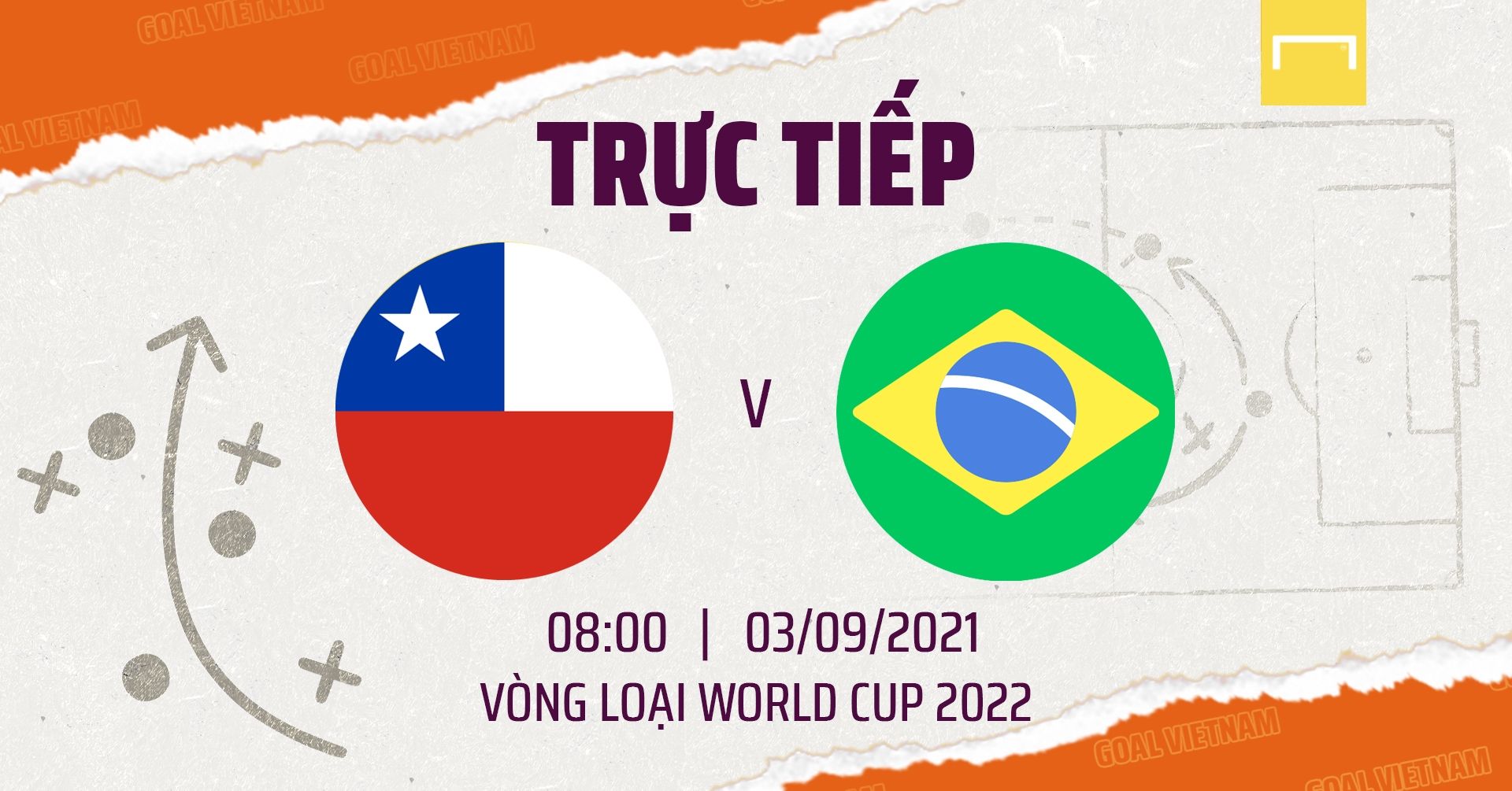 Preview Chile vs Brazil GFX