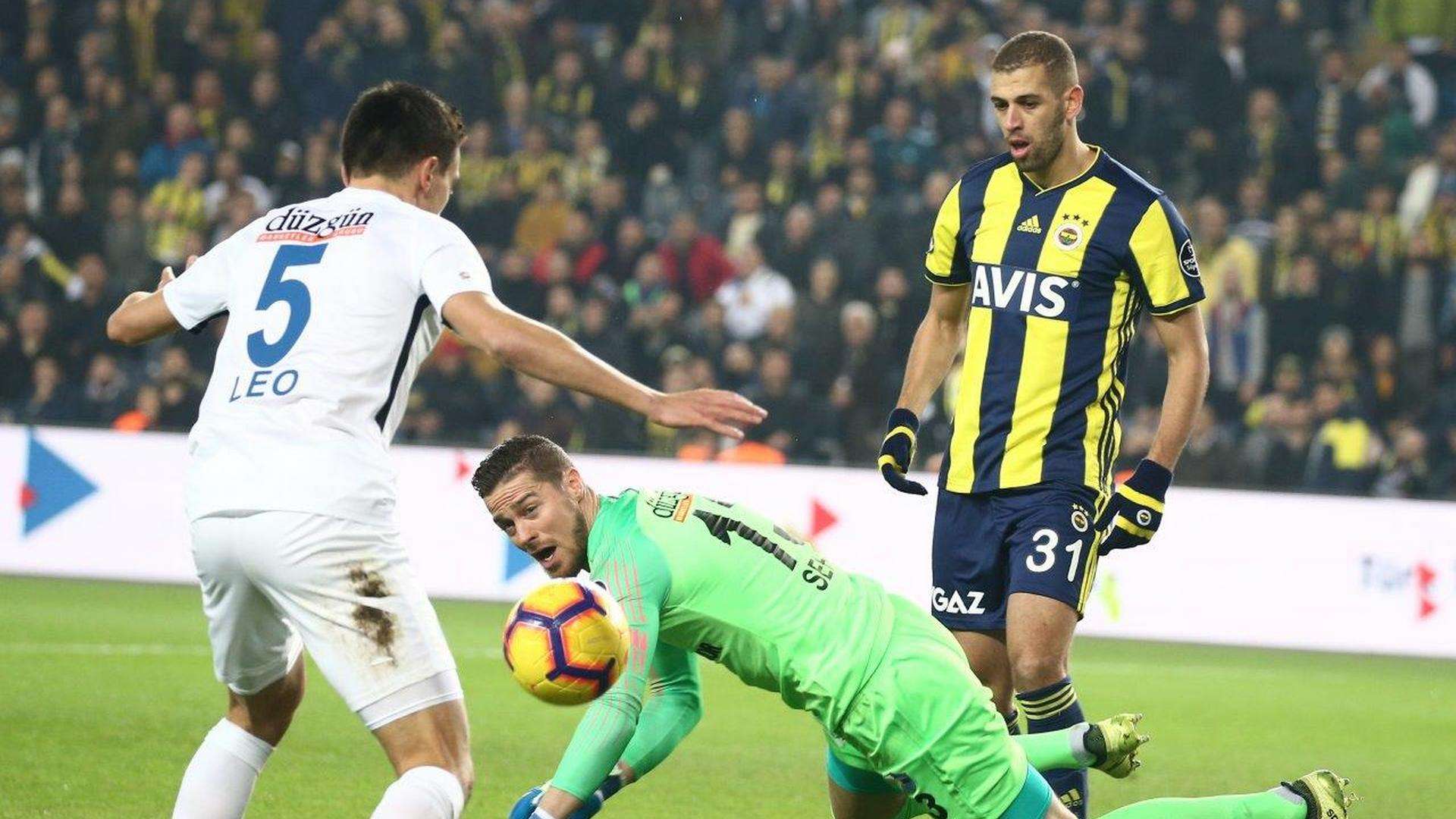 Islam Slimani Ibrahim Sehic Fenerbahce Erzurumspor 12172018
