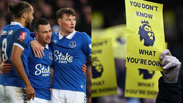 Everton Premier League protest