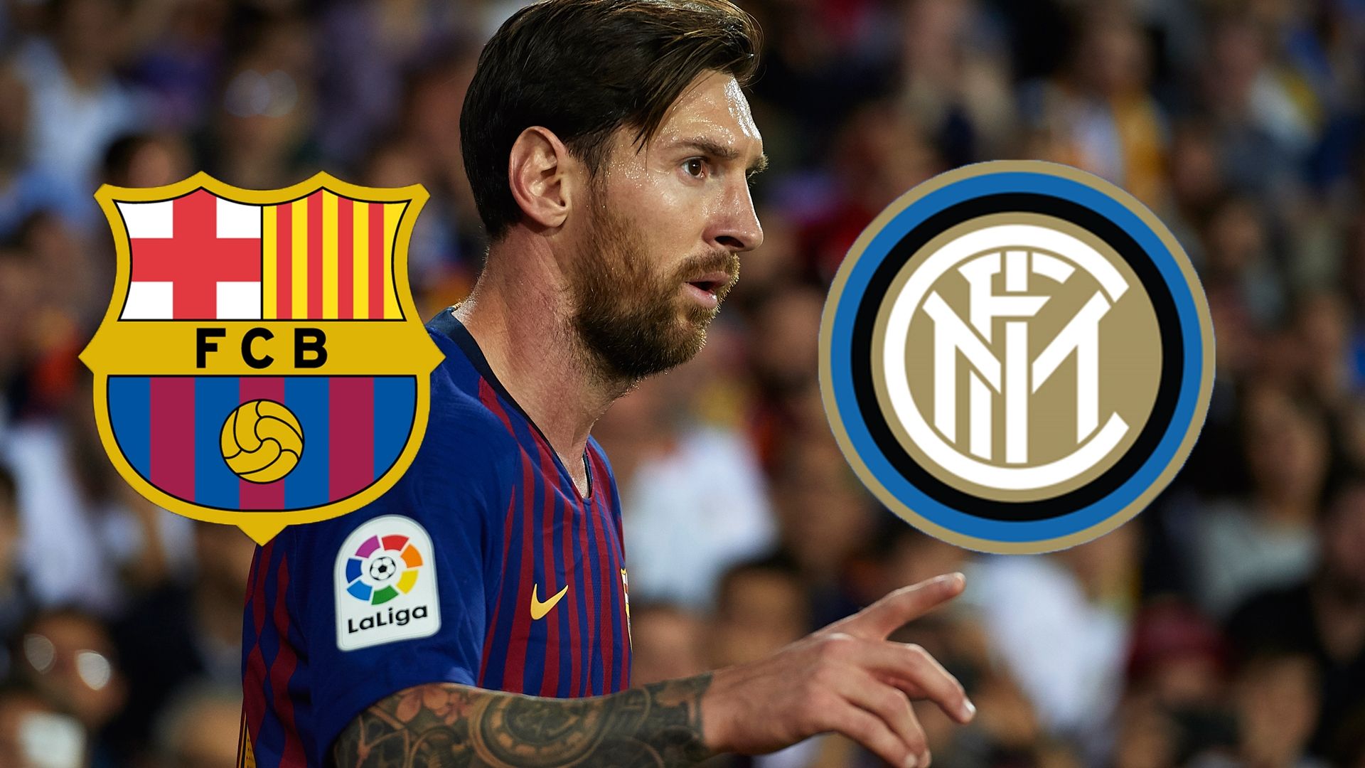 Lionel Messi Barcelona Inter