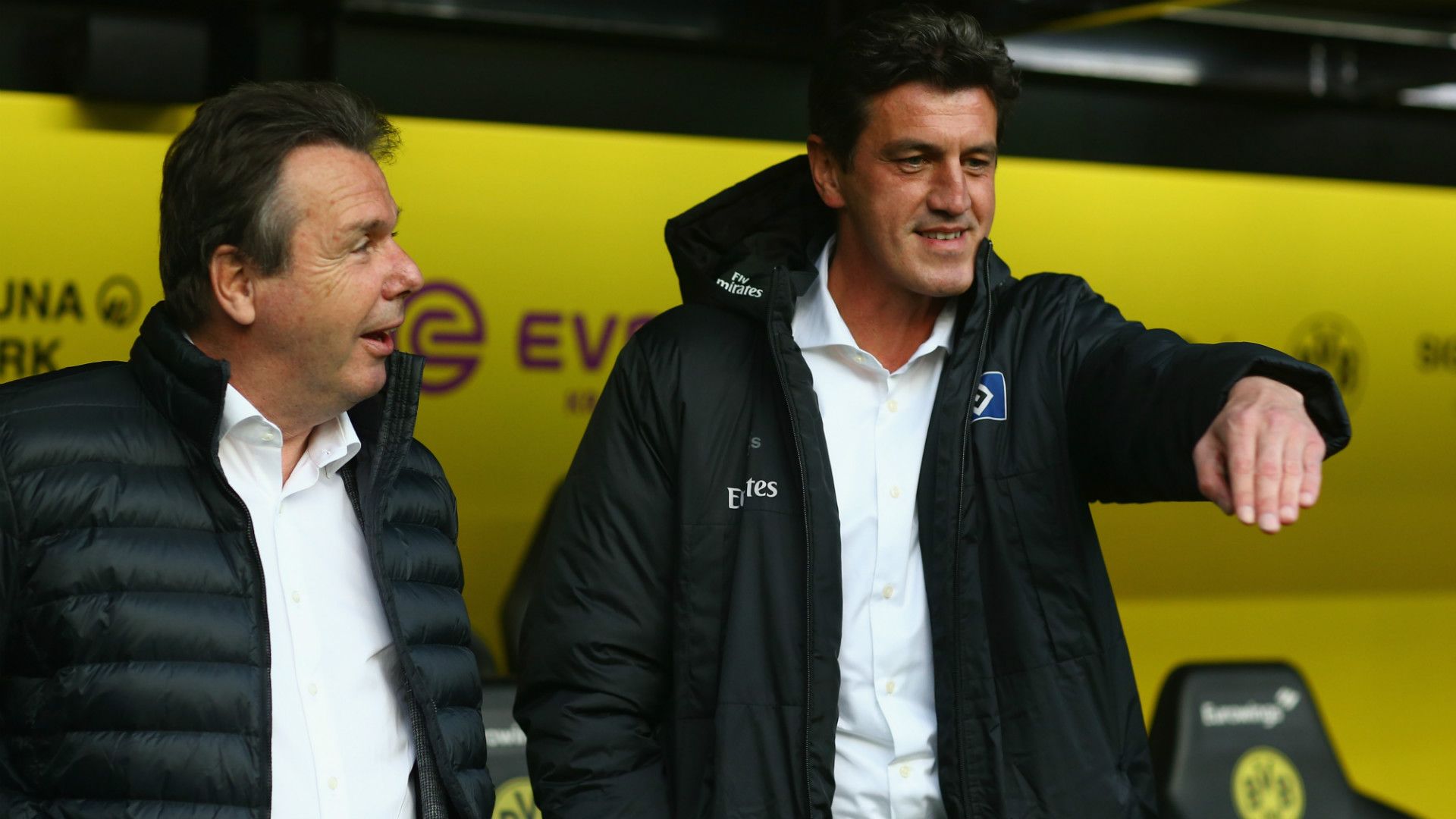Heribert Bruchhagen Jens Todt Hamburger SV
