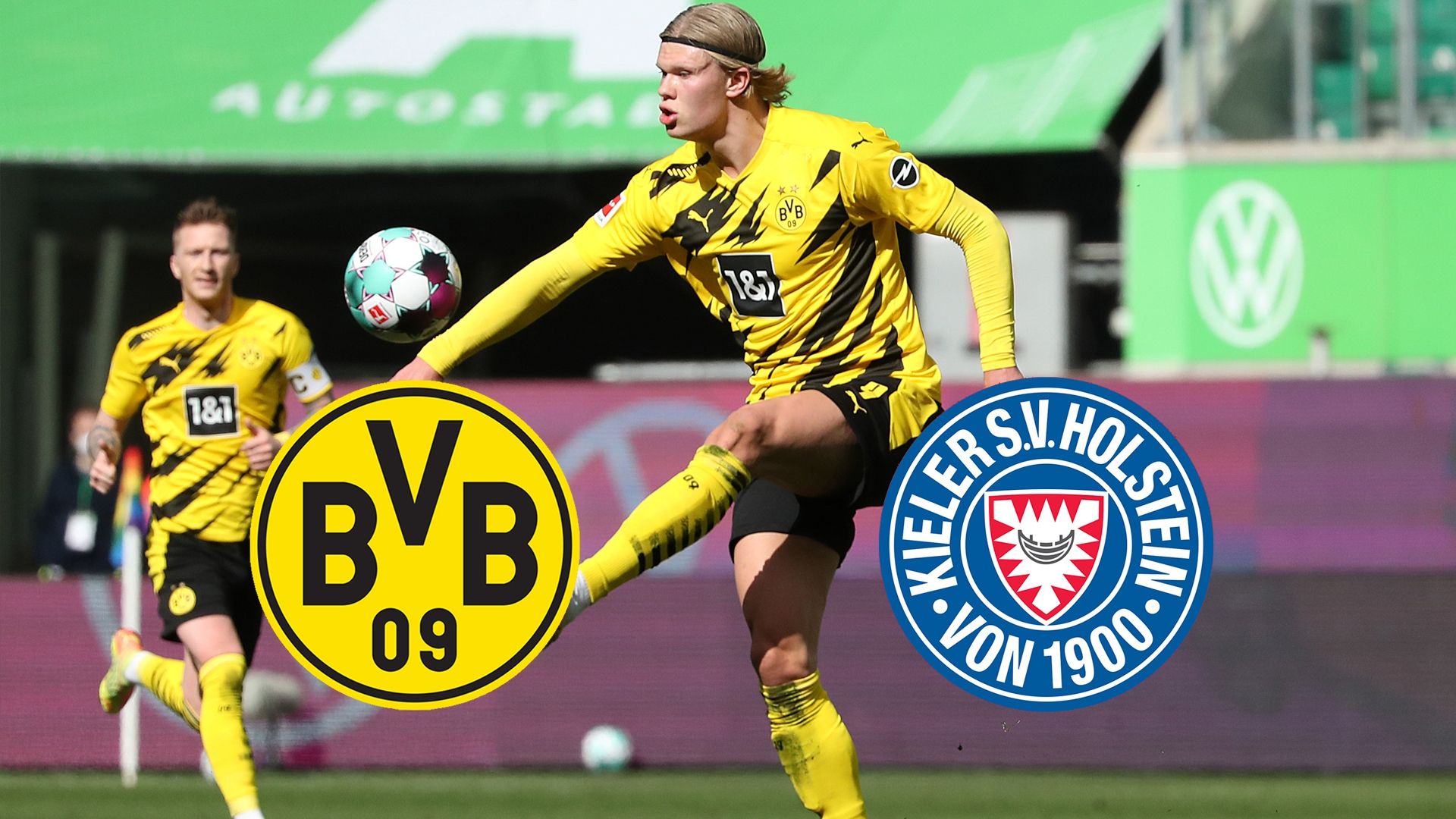 BVB Borussia Dortmund Holstein Kiel 2021 DFB-Pokal heute TV LIVE-STREAM GFX