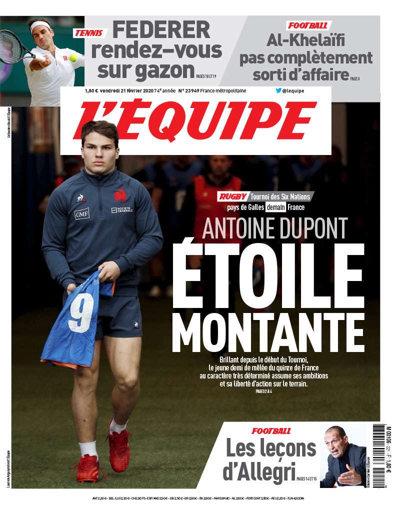 21 February L'Equipe