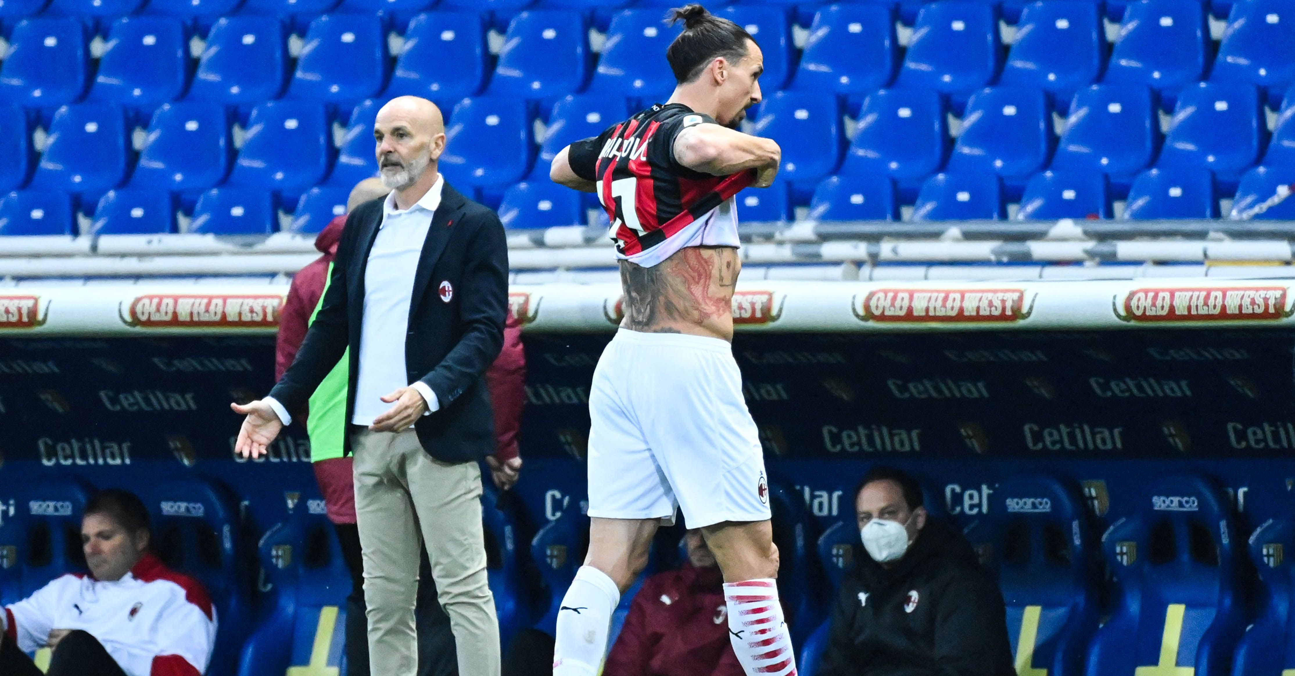 Zlatan Ibrahimovic Stefano Pioli Milan