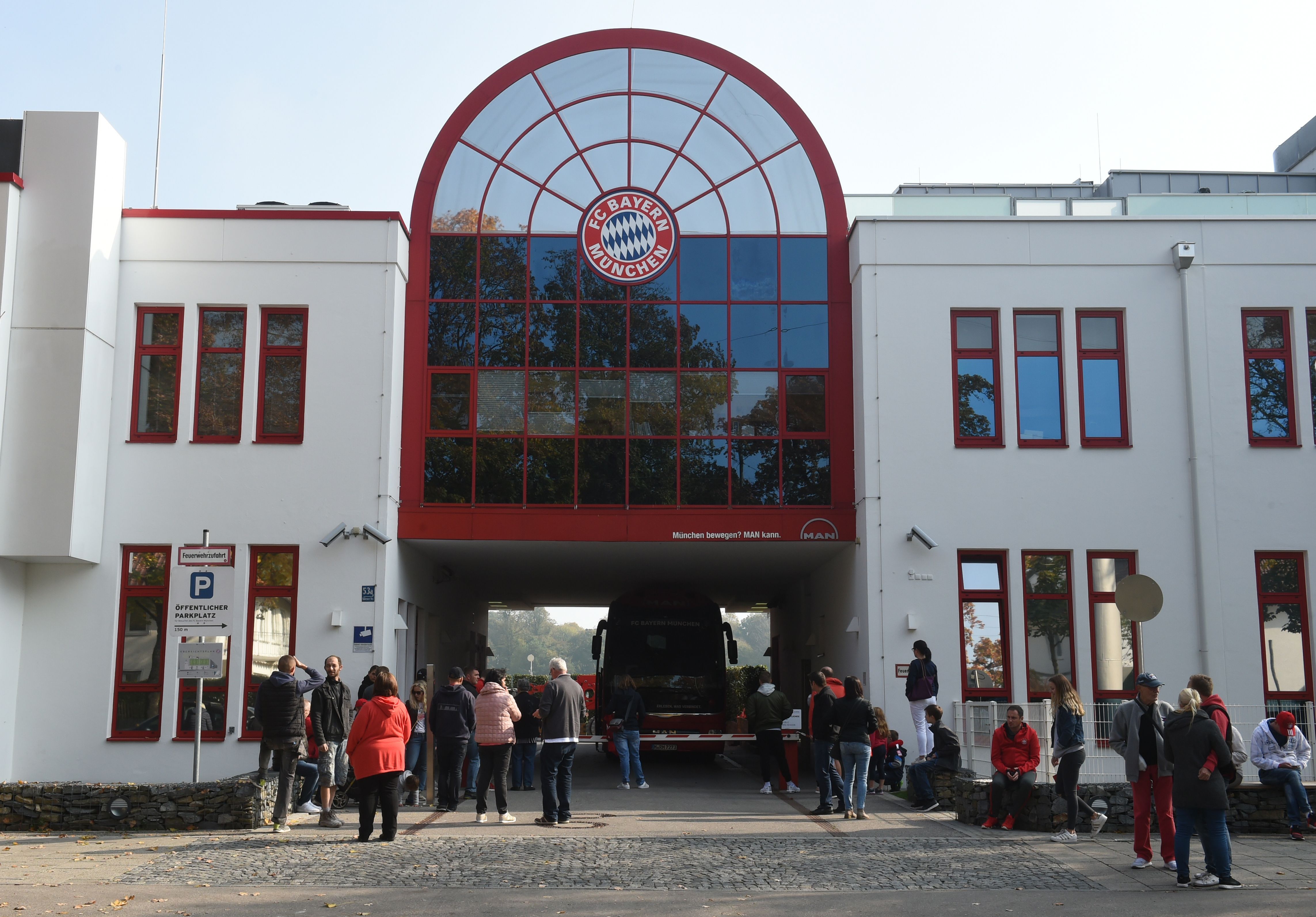 Bayern München view Säbener Straße