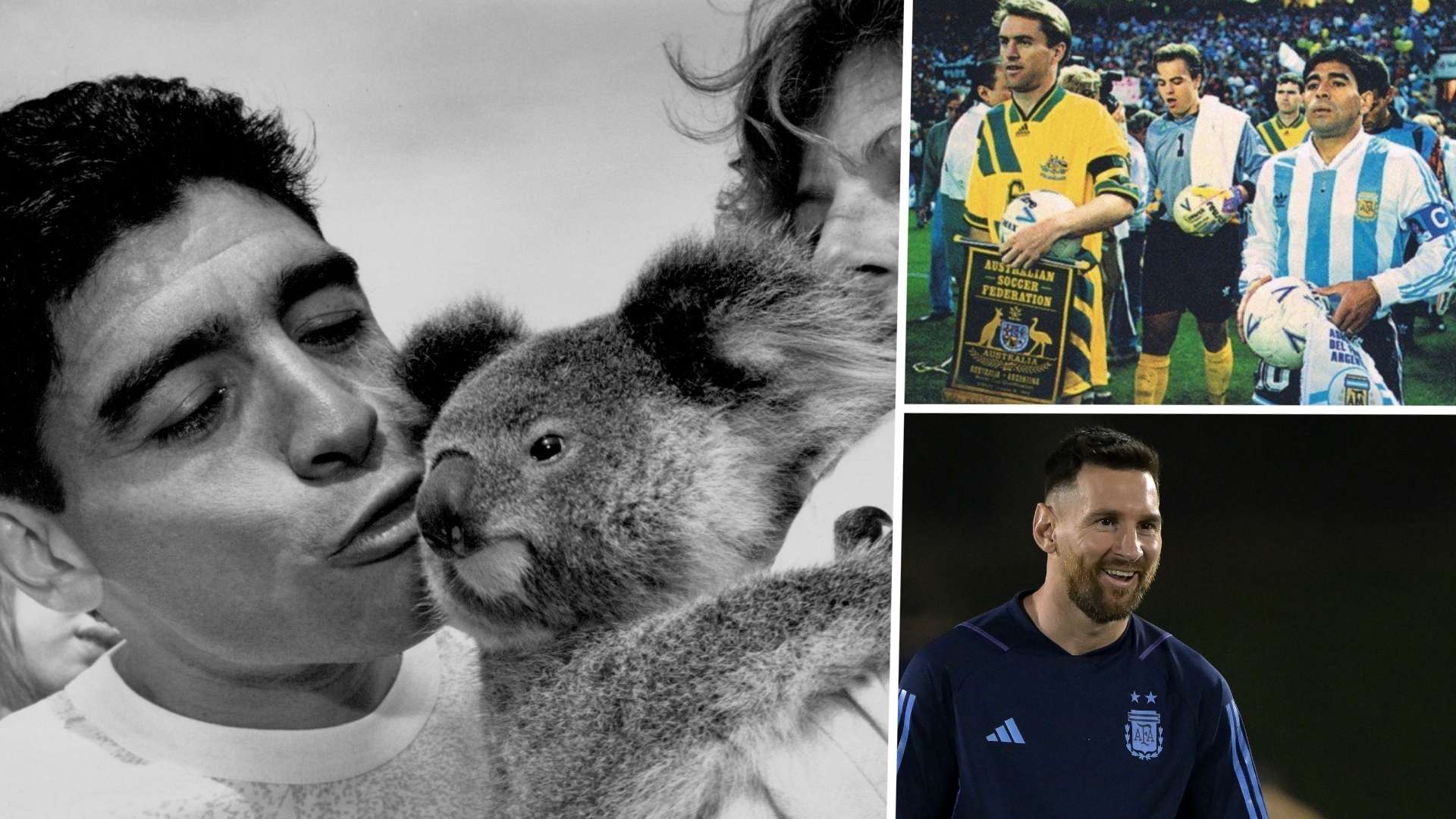 Lionel Messi Diego Armando Maradona Argentina Australia