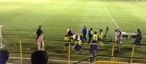 A fight between naser and players Dir'iya