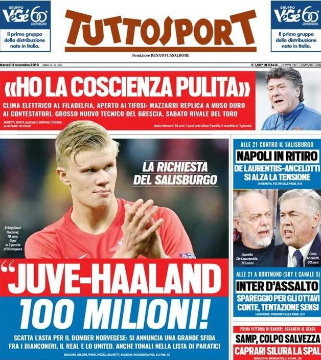 Tuttosport cover
