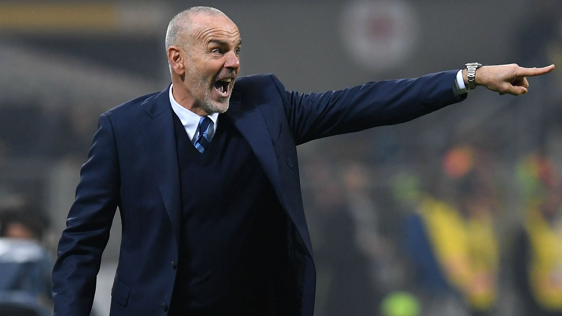 Stefano Pioli Inter coach Serie A