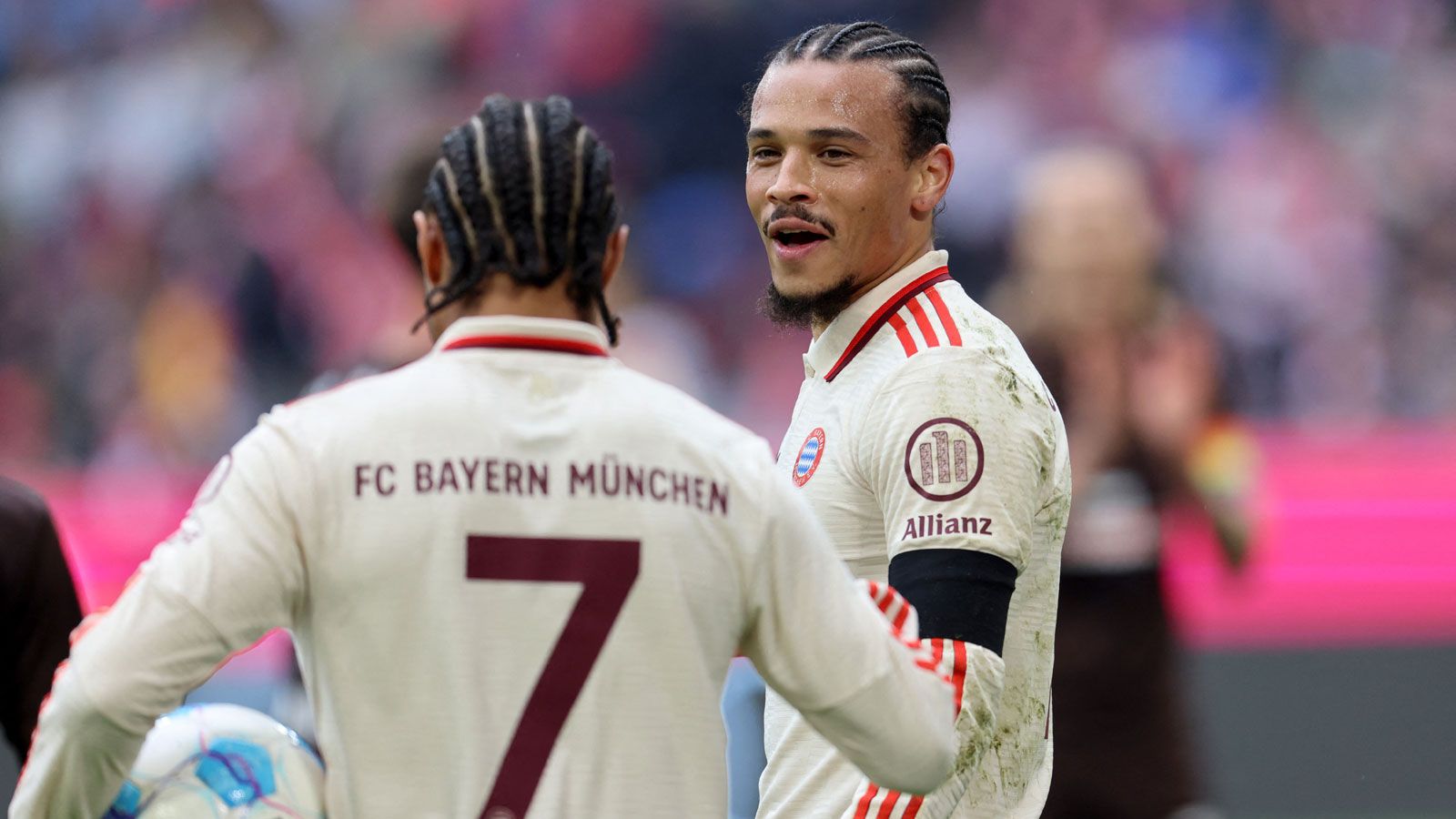 Leroy Sané und Serge Gnabry