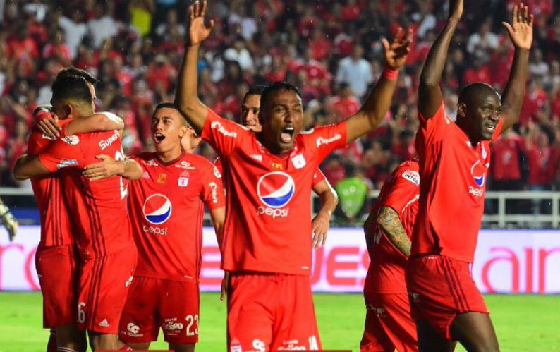 América de Cali celebración gol 2017
