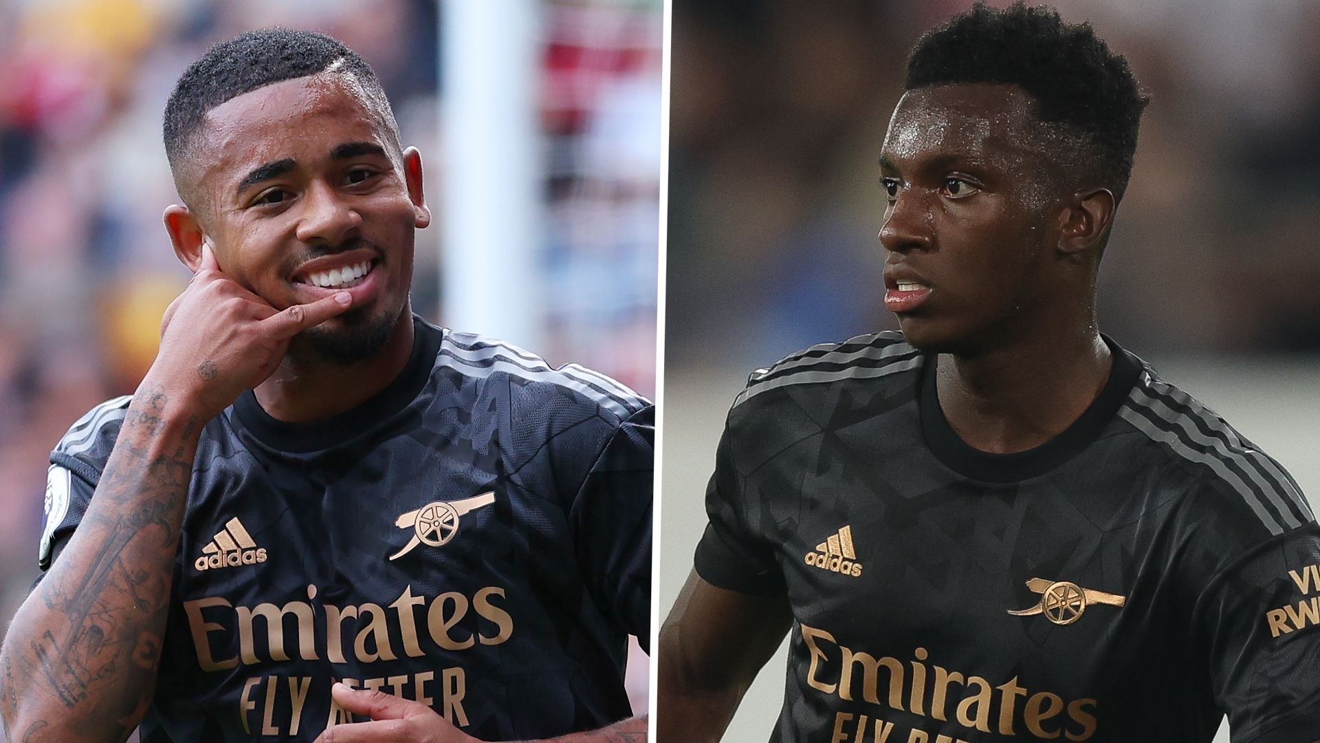 Gabriel Jesus Eddie Nketiah Arsenal 2022-23