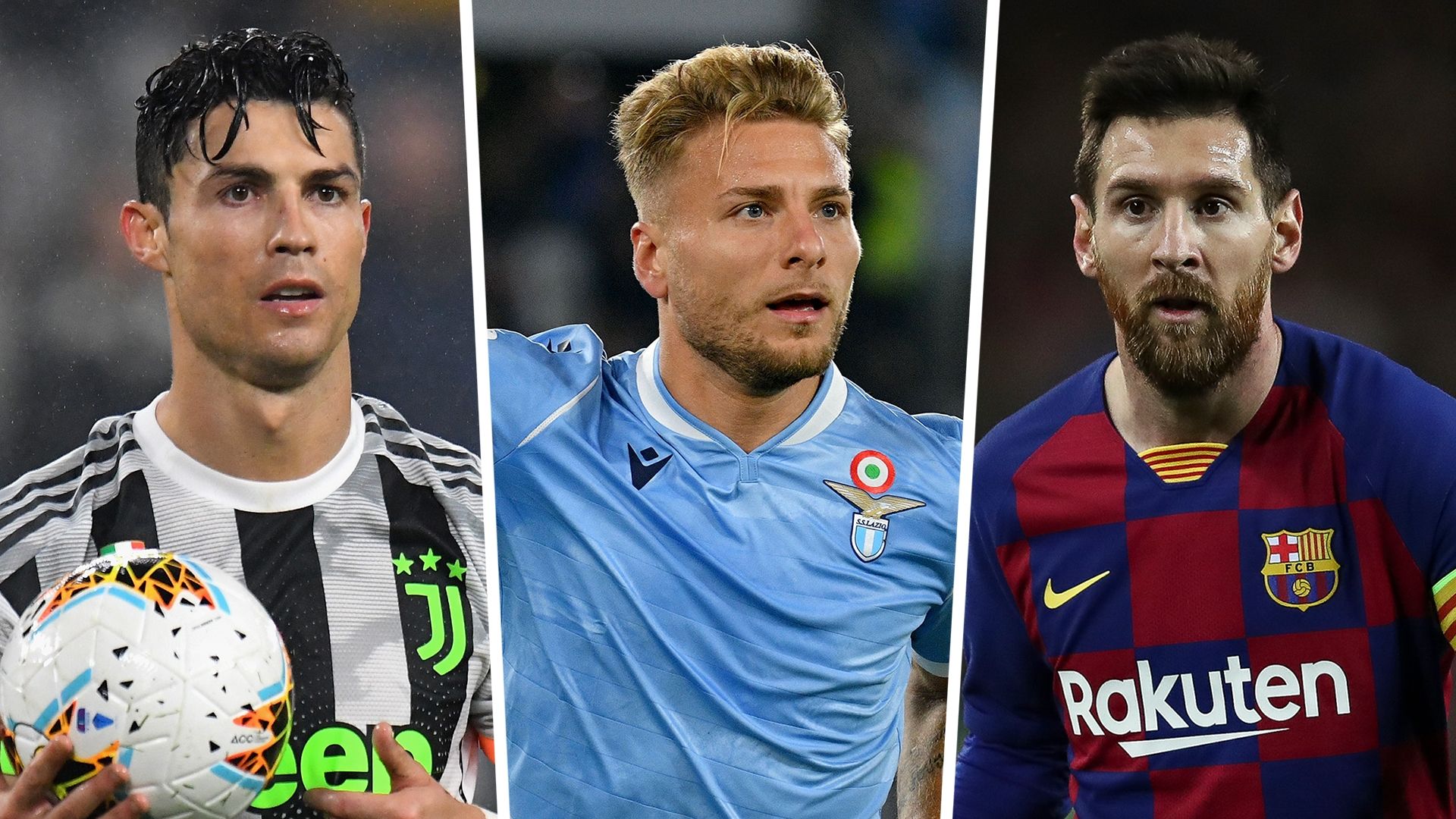 Cristiano Ronaldo Ciro Immobile Lionel Messi